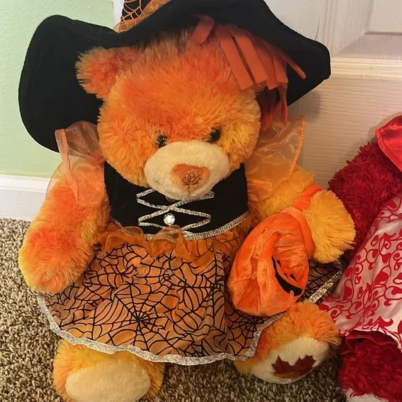 Set of three build-a-bears with outfits. - Picture 2 of 5